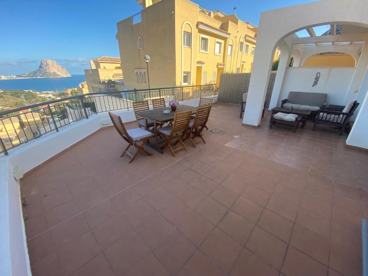 Chalet Adosado Con Vistas Al Mar Calpe Exterior photo