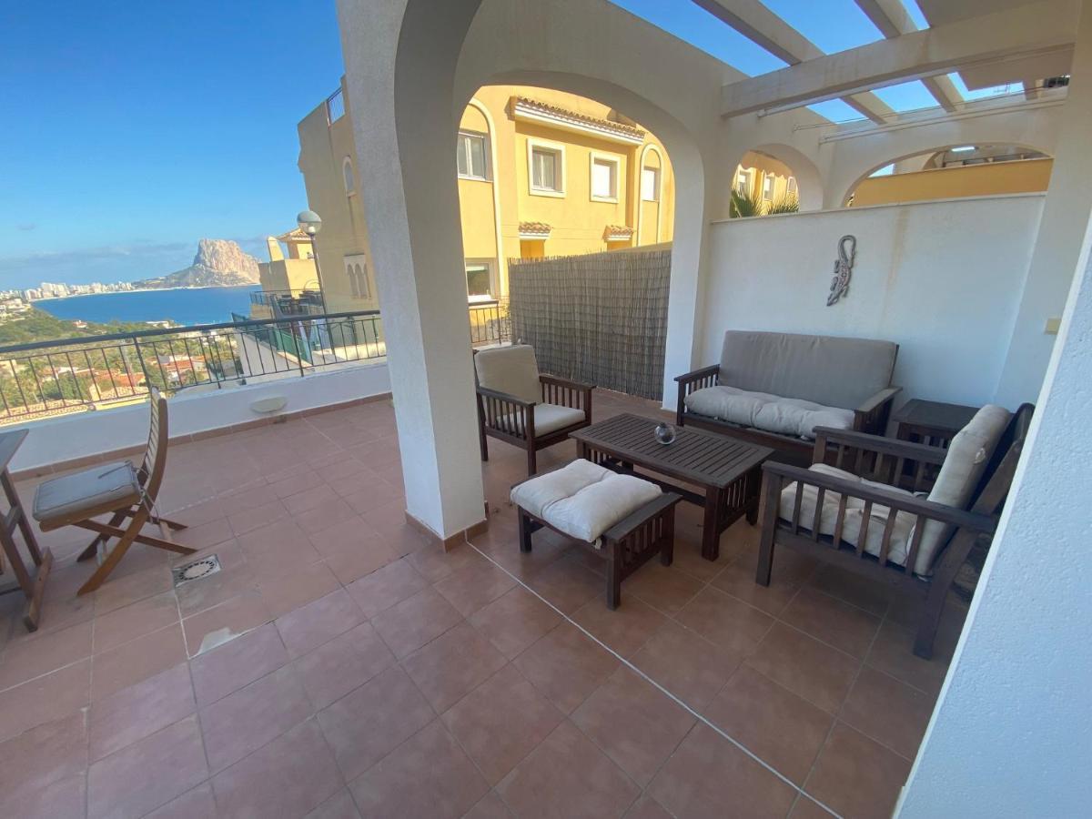 Chalet Adosado Con Vistas Al Mar Calpe Exterior photo